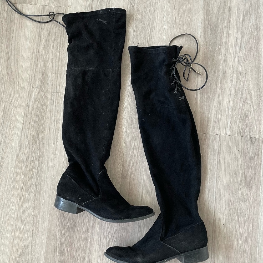 Black Over The Knee Boots